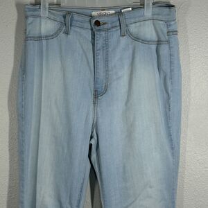 Vibrant MIU Jeans Womens 13 Light Wash Flare Bootcut High Rise‎ Stretch Denim